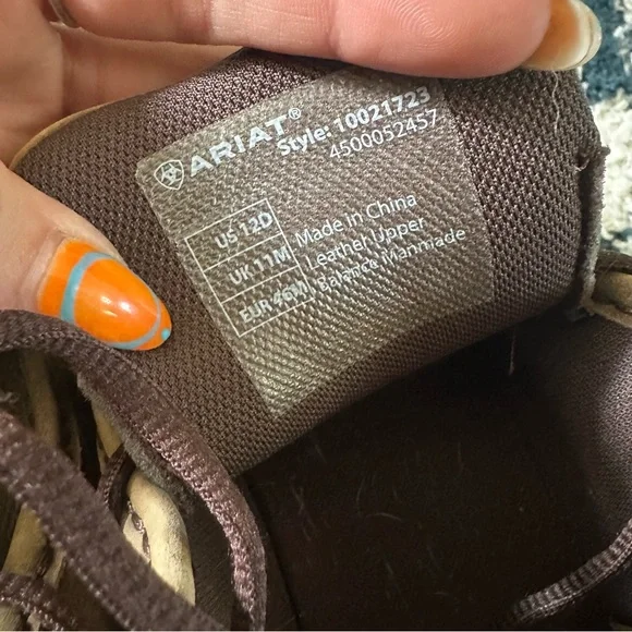 Ariat Spitfire Brown Bomber Chukka - Picture 6 of 6